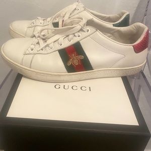 GUCCI Ace Sneakers with bee 🐝 Size 38.5